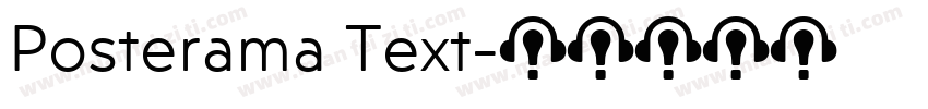 Posterama Text字体转换